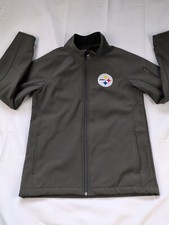 Pittsburgh Steelers NFL Youth Medium Zip Thermo Base Jacket