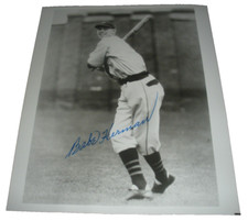 BABE HERMAN CINCINNATI REDS,CUBS,DODGERS LAST ONE W/COA SIGNED 8X10 PHOTO