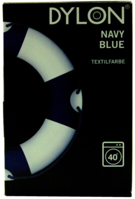 (37,00 /Kg) Dylon Navy Blue Textilfarbe 350g