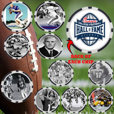 Terry Bradshaw Louisiana Tech College Football Hall of Fame Chips (10)