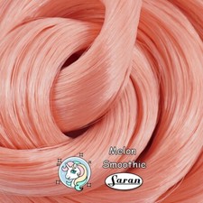 Japanese Saran Doll Hair - Melon Smoothie Pink for Rerooting Custom Dolls