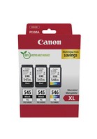 Canon 8286B013 Canon Pg-545Xlx2/Cl-546Xl Schwarz, Color DruckköPfe, 3Er-Set