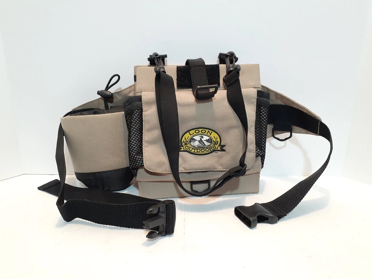 New! Loon Outdoors Waterproof Fishing Hip Pack Lumbar Bag Beige