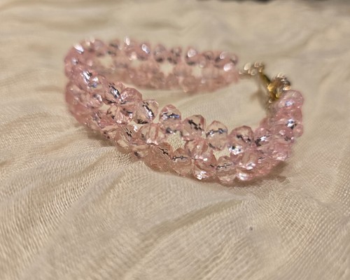 Handmade Bracelet with Crystal Glass Beads Lightweight AU - Picture 26 of 47