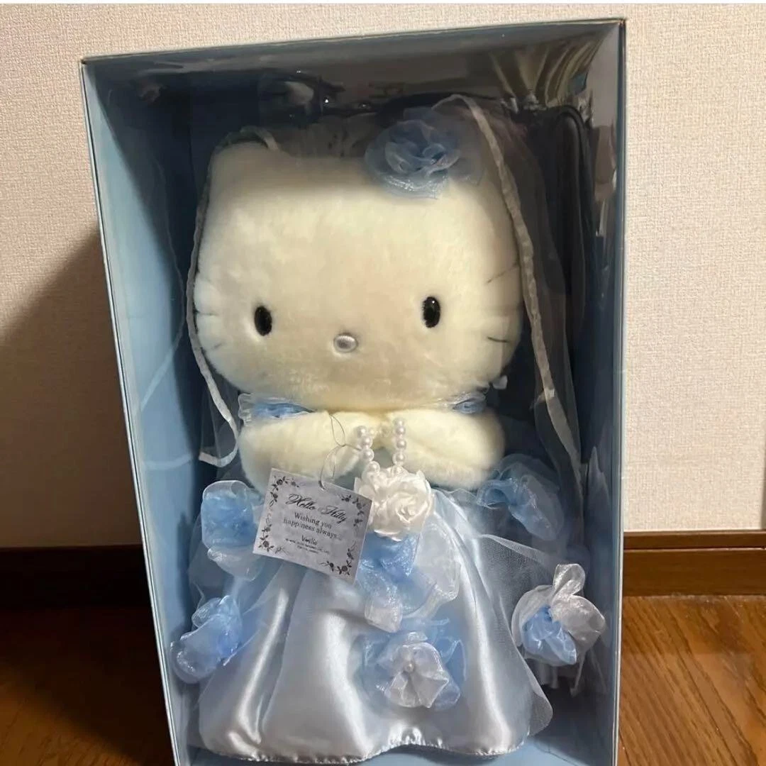 Hello Kitty Vivitix wedding stuffed toy 2000 RARE Sanrio Height