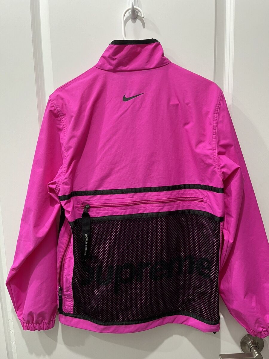 Nike x Supreme Trail Running Jacket Pink FW17 Men's Size XS Nike x Supreme Trail Running Jacket Pink FW17 Men's Size XS