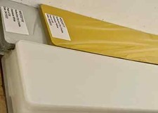 Pack of 10 x Number Plate ACRYLIC BLANKS + Reflectives 5 white, 5yellow)