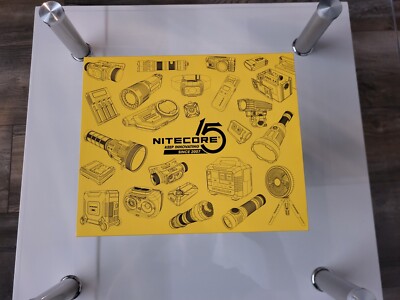 Nitecore 15 Jahre limited Geschenkbox Set mit Tini 2 Taschenlampe & Baseball Cap