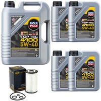 MotoröL Set 4100 5W-40 Liqui Moly 9 Liter + ÖLfilter FüR Mercedes R-Klasse W251