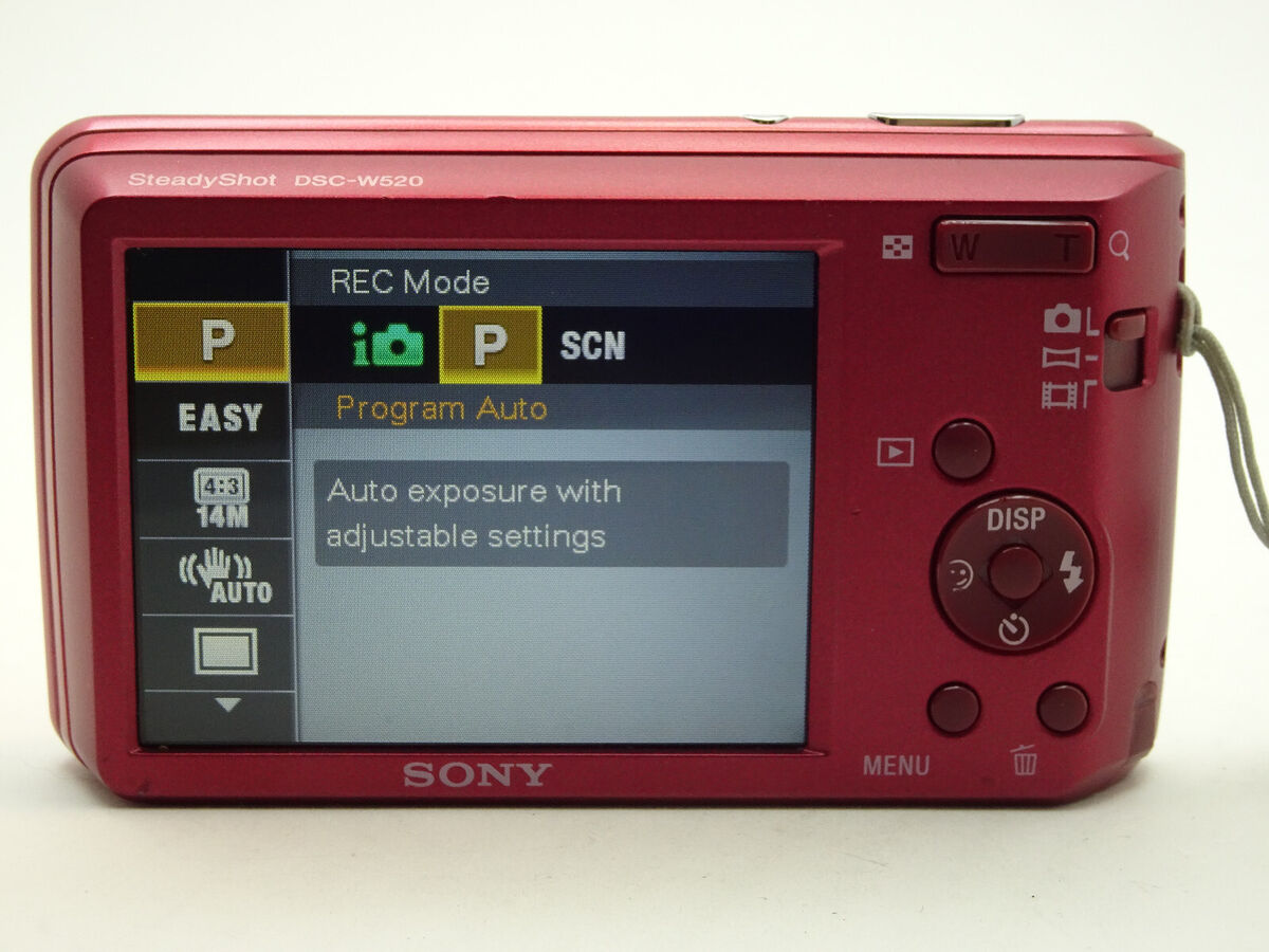 Sony Cyber-shot DSC-W520 14.1MP 5x Wide Zoom Compact Camera Sony Cyber-shot DSC-W520 14.1MP 5x Wide Zoom Compact Camera