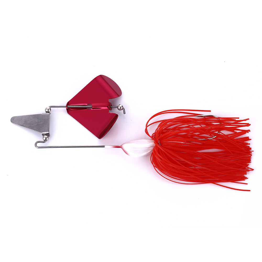 4PCS 11.5cm/22g Spinnerbait Blade Bait Rubber Skirt Buzzbait Fishing Lure Tackle - Image 6