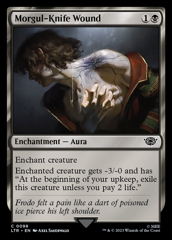 Magic the Gathering (mtg): LTR: Morgul-Knife Wound (x 4) | eBay
