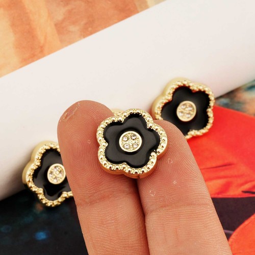 5pcs Flower Decorative buttons Vintage Style for Clothing Crafts Sewing diy - Picture 13 of 16