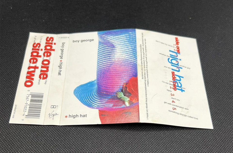 Boy George High Hat 1989 Audio Cassette Virgin Records 91022-4 Foto 3 de 4