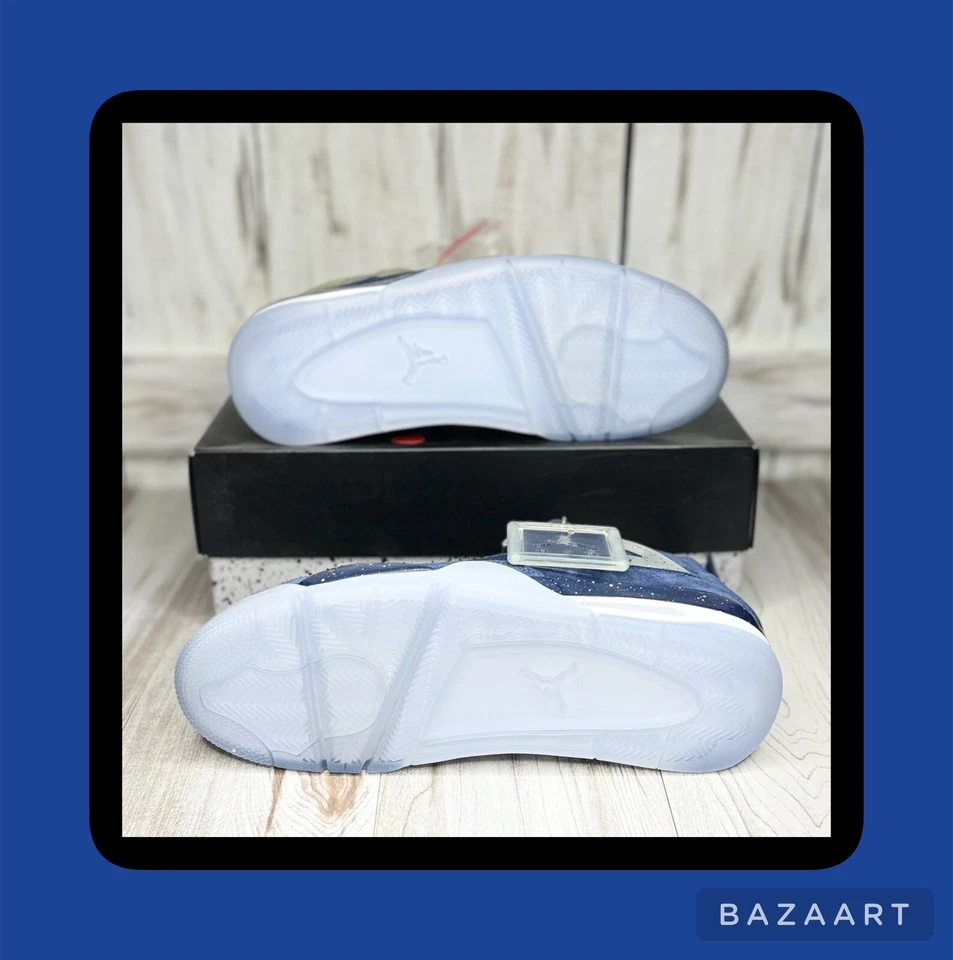 Air Jordan 4 Retro PE Michigan Wolverines Amostra Promocional EXTREMAMENTE RARA - Tamanho 12 - Imagem 2 de 2