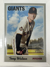 2019 TOPPS HERITAGE TONY WATSON 77 SAN FRANCISCO GIANTS