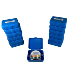 Hydrion 94 1-14 pH Spectral Insta-Chek pH Test Paper Dispenser (Lot of 13) -