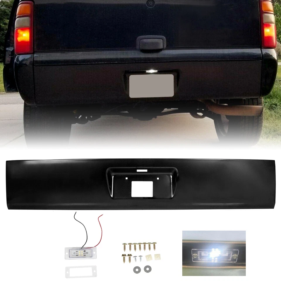 Rear Roll Pan w/LED Light For 2000-2006 Chevrolet Suburban 2500 Tahoe GMC Yukon Foto 2 de 4