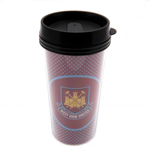 West Ham United Plastic Travel Mug Officially Licensed