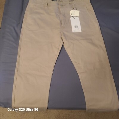 NEW: Levi's Mens 0011 Khaki Brown XX Slim Taper Fit Chino Pants Jeans  36 x 32