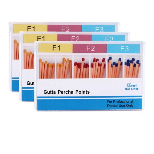 Dental Endodontic Gutta Percha Points/Absorbent Paper Points F1 F2 F3 Obturation - Picture 31 of 44