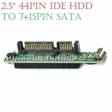 Image of 44 pin 2.5'' IDE HDD SSD Laptop Hard Drive Female to 7+15 pin Male SATA Adapter