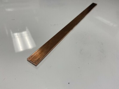 Copper 110 Flat Bar 1/8'' x 5/8'' x 48''-Long -- .125'' x .625 Copper Bus Bar