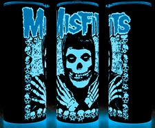 Glow in the Dark Misfits Rock Band Cup Mug Tumbler 20oz