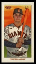 2023 Topps T206 High Series Joc Pederson Ty Cobb Ad Back SSP 1/1 SF Giants