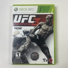 UFC Undisputed 3 Microsoft Xbox 360 Game Complete CIB Tested