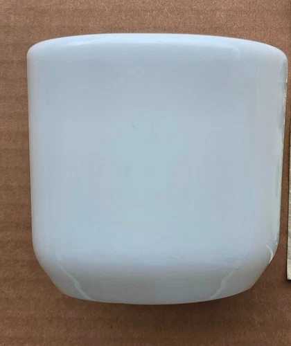 VTG Corning WWII Navy Watchman Milk Glass Hand Warming Coffee Mug No Handle USA