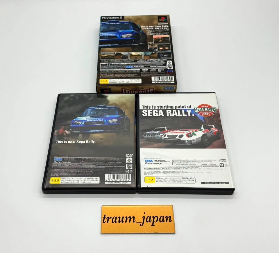 PS2 Sega Rally 2006 + Sega Rally ChapionShip Japan Racing Sony PlayStation 2 - Image 2 of 4
