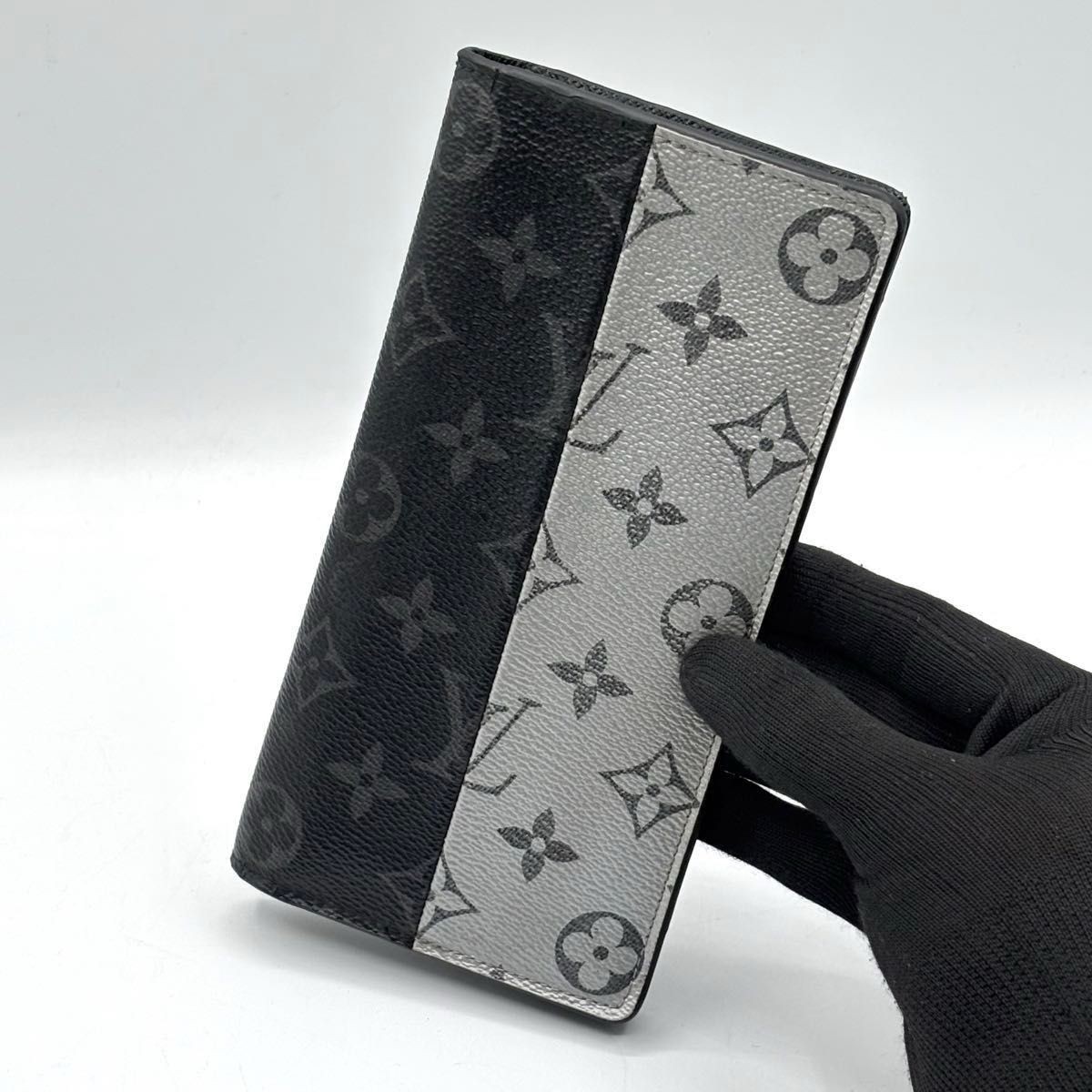 LOUIS VUITTON Wallet: Brazza Split Eclipse Black … - image 7