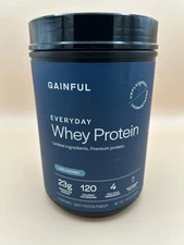Gainful Everyday Whey Protein Powder, 14 Servings/13.9 oz, Unflavored, Exp. 1/27