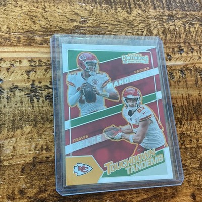 2022 Panini Contenders - Touchdown Tandems Patrick Mahomes II, Travis Kelce #TDT