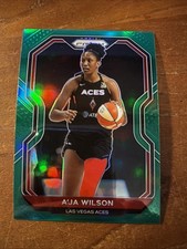 2021 Panini Prizm WNBA Prizms Green A'ja Wilson #13 Las Vegas Aces