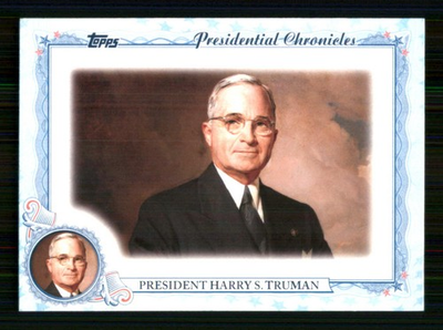 #ad 2015 Topps Archives Presidential Chronicles #PCHST Harry S. Truman 8706 $1.99