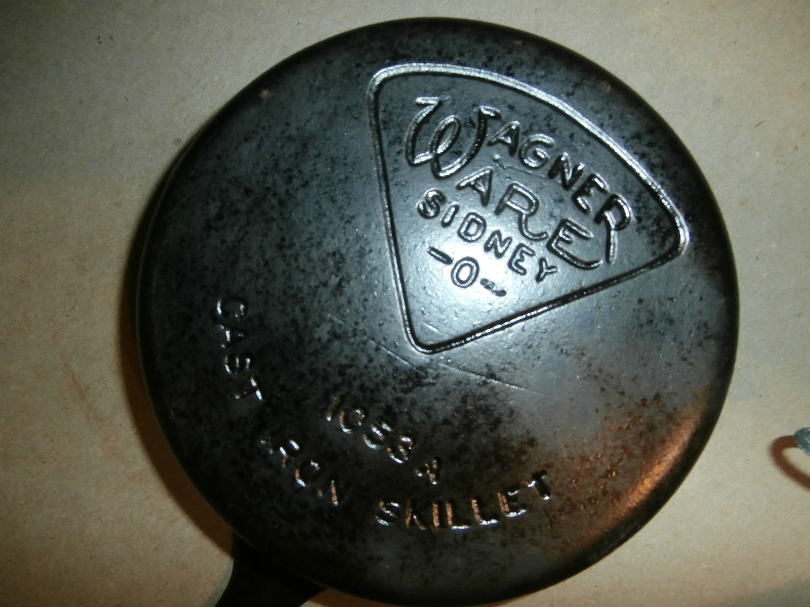 Vintage Wagner Ware Cast Iron Skillet 1053A Pie Logo
Opens in a new window or tab