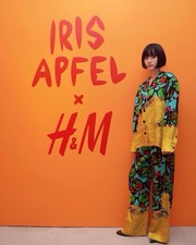 Iris Apfel x H&M Hemdbluse Gr. M Limited Edition Collecters Item Oversized neu 