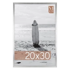 MCS Foundation 20x30 Poster Frame, Traditional Silver, Vertical/Horizontal Wall