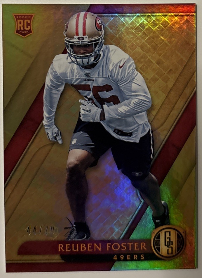 Reuben Foster Panini Gold Standard #159 Base