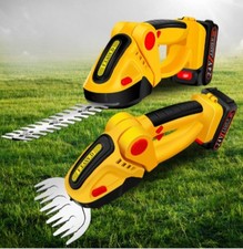 Cesoie da Potatura Elettriche Senza Fili 2 in 1 Ricaricabile Tagliasiepi Portatile