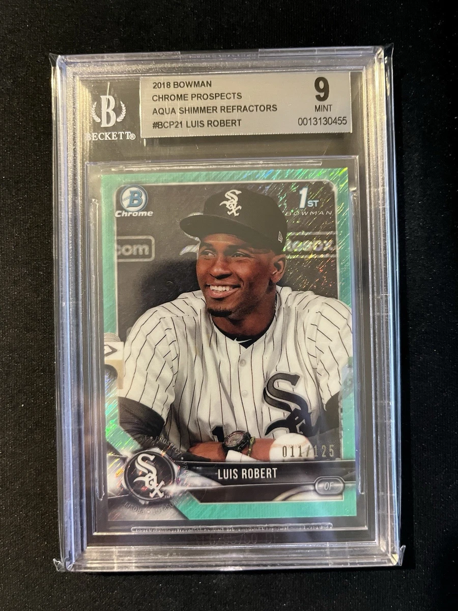 高騰中　2018 bowman luis robert RC chrome PSA 10 LUIS ROBERT 1st 2018 Bowman Chrome Prospects White Sox