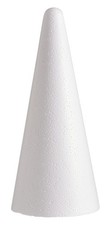 Styroporform "Kegel" ca. 20x9cm 1 Stück DIY Basteln