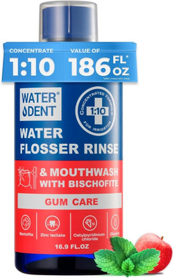 WATER DENT Water Flosser Rinse, Solution, Additive & Mouthwash for Gum Care   Co