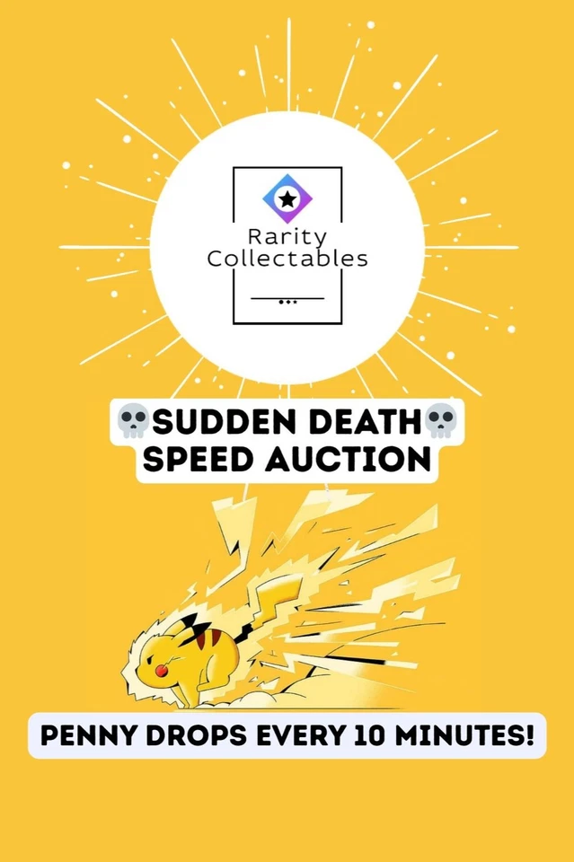 $1 Auction Pokemon Sudden Death Speed Show💀💨