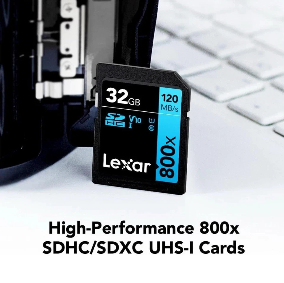 Lexar High-Performance 800x 32GB (2-Pack) SDHC UHS-I Memory Cards 120MB/s Read - Image 4 of 4