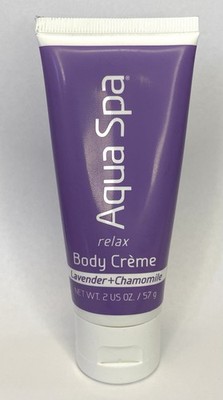 Aqua Spa RELAX Body Creme LAVENDER & CHAMOMILE Cream 2 oz Sealed under Cap