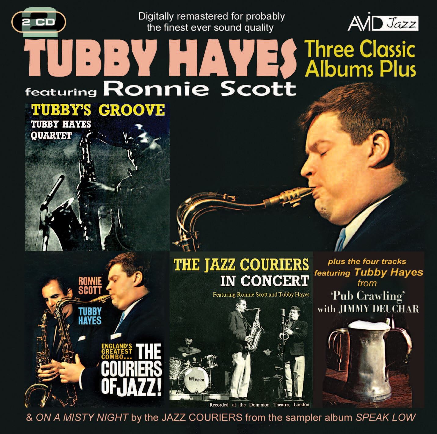 Tubby Hayes - Three Classic Albums Plus (Avid Jazz) 2CD Album