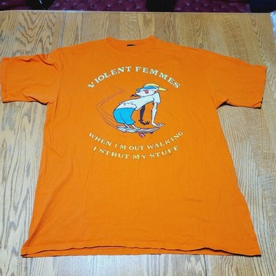 Vtg 1997 Violent Femmes XL T-Shirt Skateboard Single Stitch 90s Punk Alternative